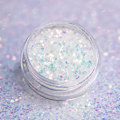 Miniatyrbild 4 av 4: Nagelglitter - Wink Effect - Hexagon - 22 Ljusgrön