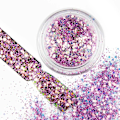 Miniatyrbild 1 av 4: Nagelglitter - Wink Effect - Hexagon - 12 Lila
