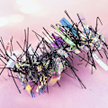 Miniatyrbild 3 av 5: Holografiskt nagelfolie för nageldekorationer - 08 multifärg