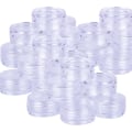 Miniatyrbillede 1 af 4: 30 stk - 3ml - Gravkrukker - Glitter / dekorationer Transparent