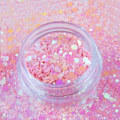 Miniatyrbillede 2 af 2: Glitter - Hexagon - Primavera - 05 Pink