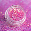 Miniatyrbillede 4 af 4: Nail Glitter - Wink Effect - Hexagon - 21 Pink
