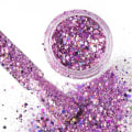 Miniatyrbillede 1 af 4: Negleglitter - Blinkeffekt - Hexagon - 16 Purple
