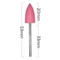 Miniatyrbild 2 av 3: Gummi polerings slip bits - Rosa - G1020K multifärg