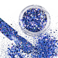 Miniatyrbild 1 av 4: Nagelglitter - Wink Effect - Hexagon - 07 Blå