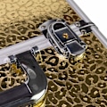Miniatyrbild 2 av 5: Praktisk Väska för skönhetsprodukter - Guld leopard mönster
