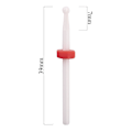 Pikkukuva 4 / 4: Keramisk slip bits - Vit - Liten kula - F 3/32 White