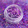 Miniatyrbild 4 av 4: Nagelglitter - Wink Effect - Hexagon - 17 Lila