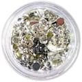 Miniatyrbillede 1 af 3: Dekorationer - En farve blanding - 02 Silver