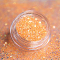 Miniatyrbild 4 av 4: Nagelglitter - Wink Effect - Hexagon - 29 Orange