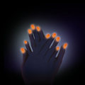 Miniatyrbild 4 av 4: Effektpulver - Självlysande - Lumino - 06 Orange