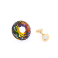 Miniatyrbild 5 av 5: Tipp display - Magnetisk - Kristall kula / Guld #3 Kristall