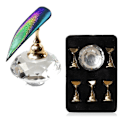 Pikkukuva 1 / 4: Tipp display - Magnetisk - Kristall kula / Guld #4 Crystal