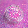 Miniatyrbillede 4 af 4: Nail Glitter - Wink Effect - Hexagon - 23 Pink