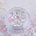 Pikkukuva 2 / 2: Glitter - Hexagon - Primavera - 01 White