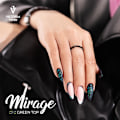 Miniatyrbillede 5 af 6: Top coat - Mirage - Green - No Wipe - 8 ml - Victoria Vynn Green