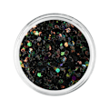Miniatyrbild 2 av 3: Nagelglitter - Wink Effect - Hexagon - 40 Svart