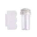 Miniatyrbillede 2 af 3: Nagelstämpel - Överföra mönster till nageln - Transparent Transparent