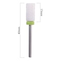 Miniatyrbild 3 av 4: Keramisk slip bits - Vit / Grön - Stor Cylinder - C 3/32 Vit