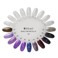 Pikkukuva 4 / 4: Base One - UV-geeli - Metallinen - Set , jossa on 12 eri väriä - 5 g Multicolor