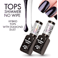 Pikkukuva 3 / 4: Top coat - Shimmer Purple No Wipe - 8 ml - Victoria Vynn Purple