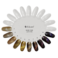 Pikkukuva 2 / 3: Base One - UV Gel - Cat Eye - 12 Pack - 5 gram - Silcare Multicolor