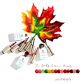 Miniatyrbild 3 av 5: Inveray - Luxury Collection - Gellack - 142 Rainy Leaf Grön