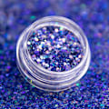 Miniatyrbild 4 av 4: Nagelglitter - Wink Effect - Hexagon - 07 Blå