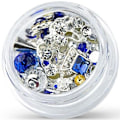 Miniatyrbild 1 av 3: Dekorationer - Mix - Silver - 10 - Saphire multifärg