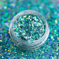Miniatyrbillede 4 af 4: Nail Glitter - Wink Effect - Hexagon - 05 Turquoise