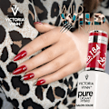 Miniatyrbillede 6 af 7: Victoria Vynn - Pure Creamy - 184 Drama Queen - Gellack Dark red