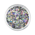 Miniatyrbillede 2 af 4: Nail Glitter - Wink Effect - Hexagon - 38 Silver