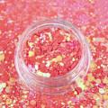 Miniatyrbild 2 av 2: Glitter - Hexagon - Primavera - 06 Salmon