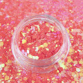 Pikkukuva 2 / 2: Glitter - Hexagon - Primavera - 06 Salmon