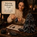 Miniatyrbild 6 av 8: DIY Quilted Fabric Christmas Tree Kit, 3D Fabric Patchwork Craft Set for Beginners, Handmade Table Decoration for Home, Mantel, Table, Office