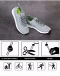 Miniatyrbild 7 av 7: Elastic Shoelaces with Drawstring - No more tying shoes - Solid Color