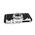 Miniatyrbillede 1 af 6: Mobilskal Silikon iPhone XS Max Kameramotiv - Svart Black