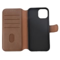 Pikkukuva 4 / 11: iPhone 15 Plånboksfodral Läder Rvelon - Brun Brown