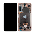 Miniatyrbild 1 av 3: Samsung Galaxy S21 Plus 5G Skärm med LCD Display Original - Violett Mörklila