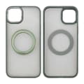 iPhone 15 Plus Skal med MagSafe Stativ Rvelon - Grön Green