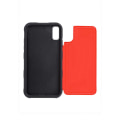 Miniatyrbillede 7 af 8: G-SP Stöttåligt Skal Kortfack iPhone X/XS - Röd Red