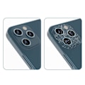 Miniatyrbild 2 av 2: iPhone 12 Pro Max Linsskydd med Metallram - Blå (3-pack) Blå