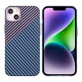 iPhone 15 Plus Mobilskal i Kolfiber - Lila/Blå multifärg