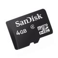 Miniatyrbillede 2 af 2: SanDisk Micro SD HC Minneskort 4 GB