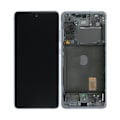 Miniatyrbillede 1 af 7: Samsung Galaxy S20 FE (SM-G780F) Skärm med LCD Display Original - Vit White