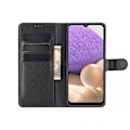 Miniatyrbillede 3 af 5: Samsung Galaxy A32 5G Plånboksfodral med Stativ - Svart Black
