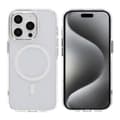 iPhone 14 Pro Mobilskal TPU med Magnet Rvelon - Transparent transparent