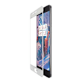 Pikkukuva 1 / 4: Skärmskydd OnePlus 3/3T - Heltäckande Härdat Glas Vit White