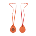 Pikkukuva 1 / 3: AirTag Fodral med Rem i PU-Läder - Orange Orange