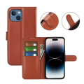 Pikkukuva 5 / 5: iPhone 15 Plus Plånboksfodral med stativ - Brun Brown